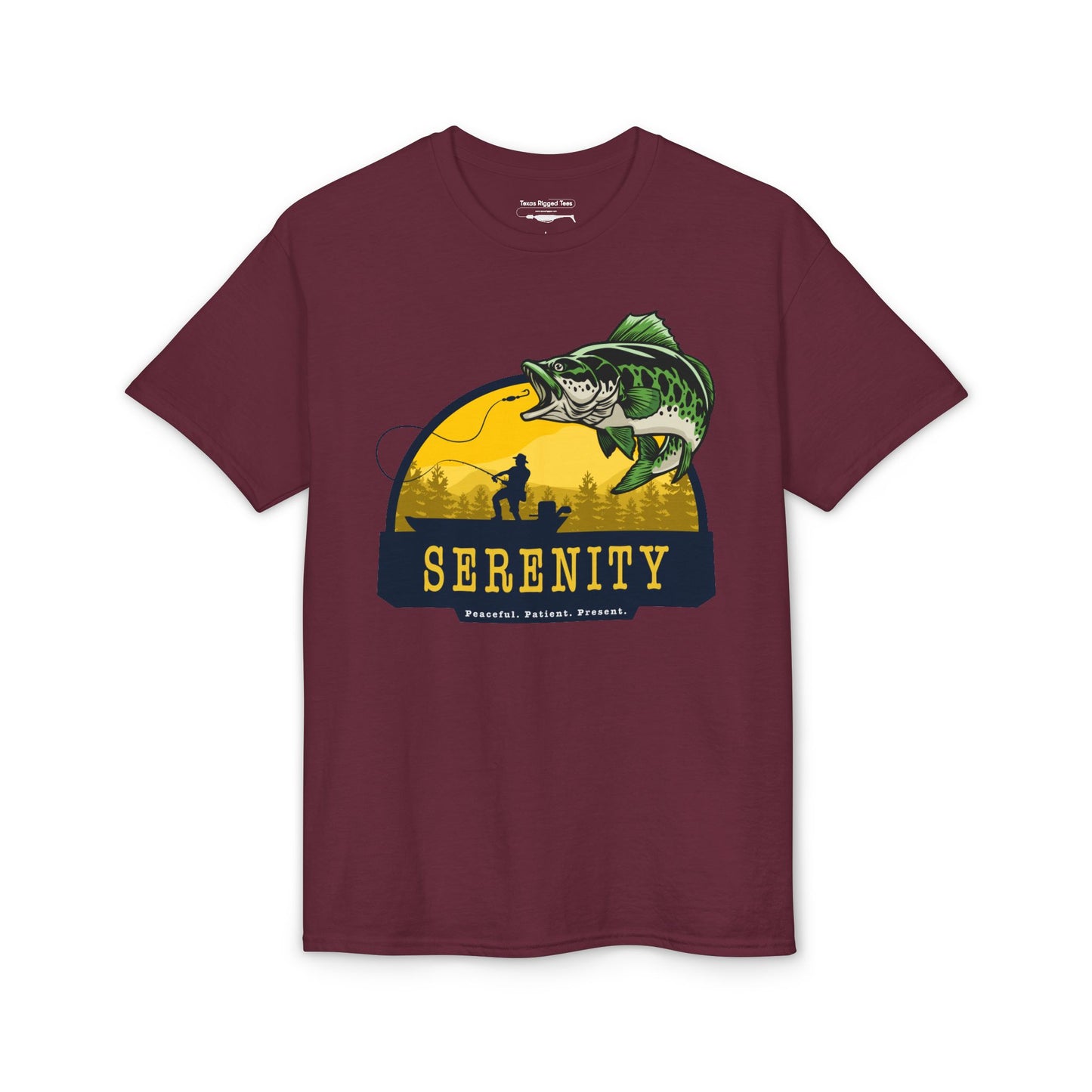 Serenity: Peaceful. Patient. Present. — Unisex DryBlend® T-Shirt