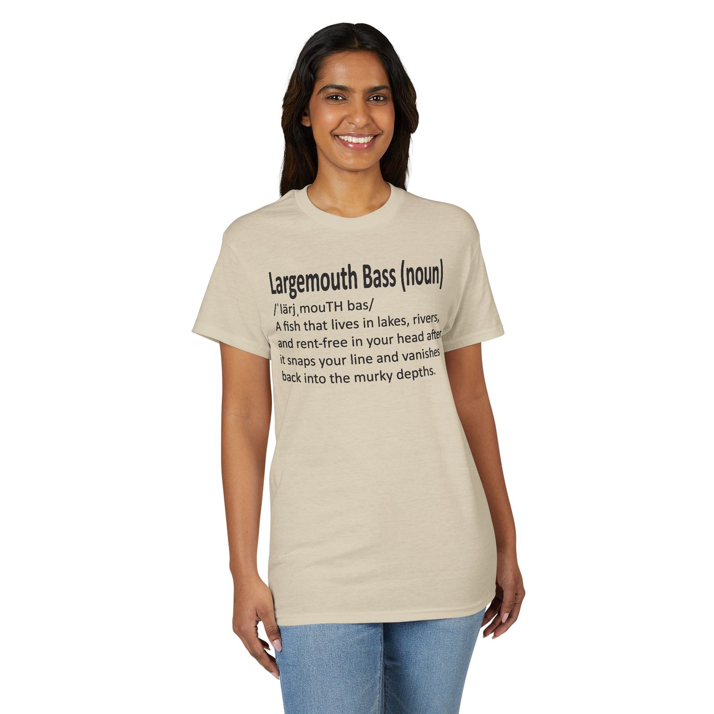 Largemouth Bass Defined — Unisex DryBlend® T-Shirt