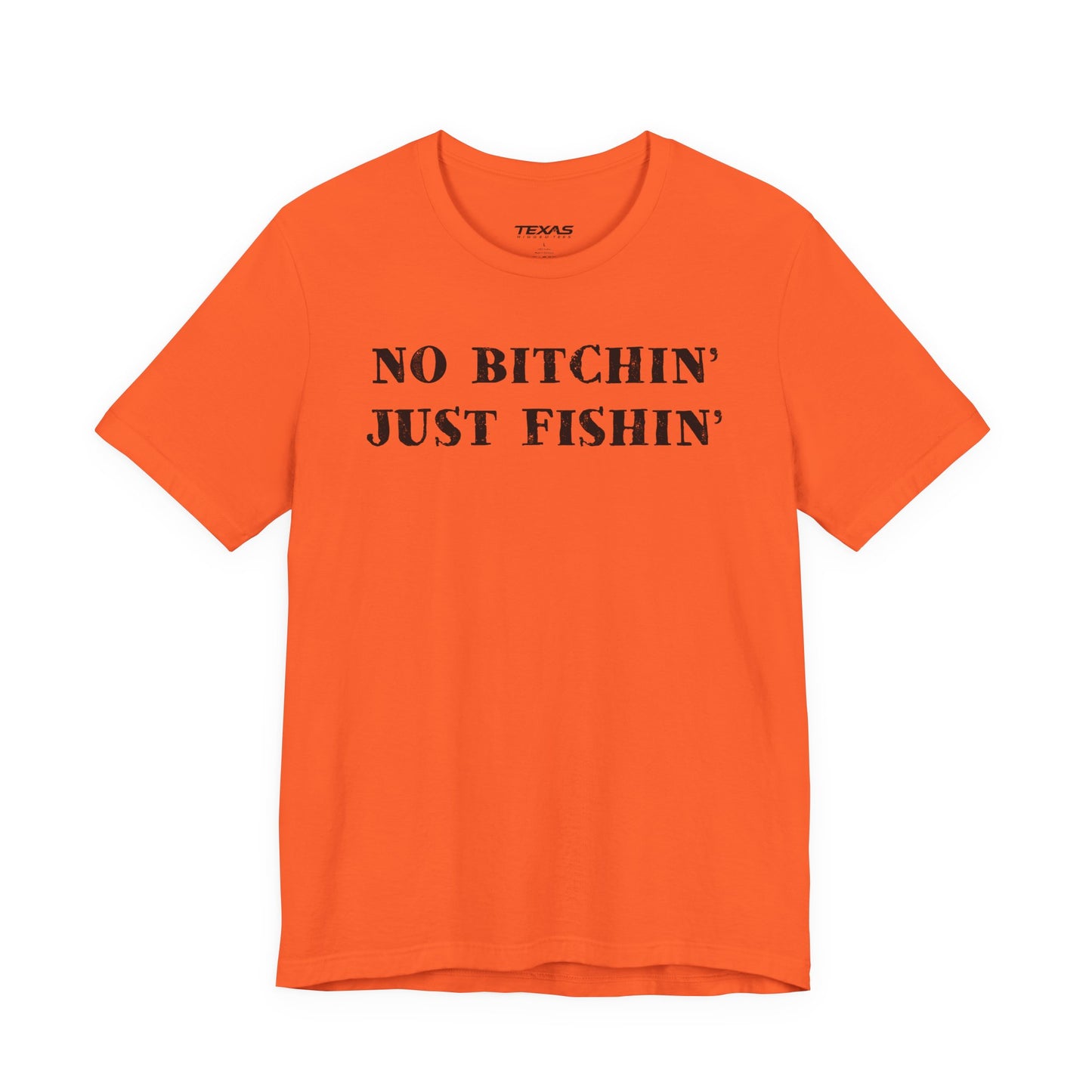 No Bitchin’, Just Fishin’ — Unisex Cotton Tee