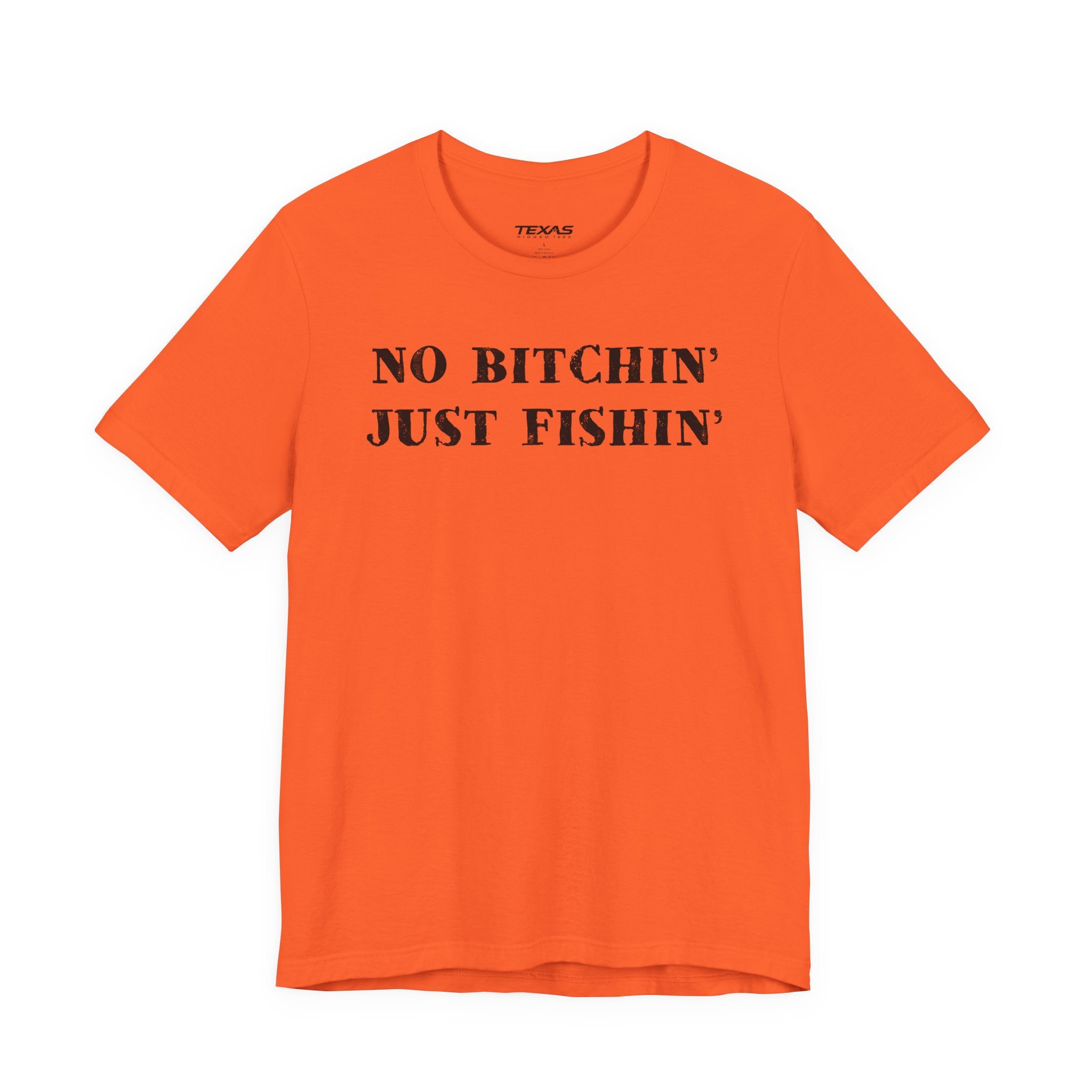 No Bitchin’, Just Fishin’ — Unisex Cotton Tee