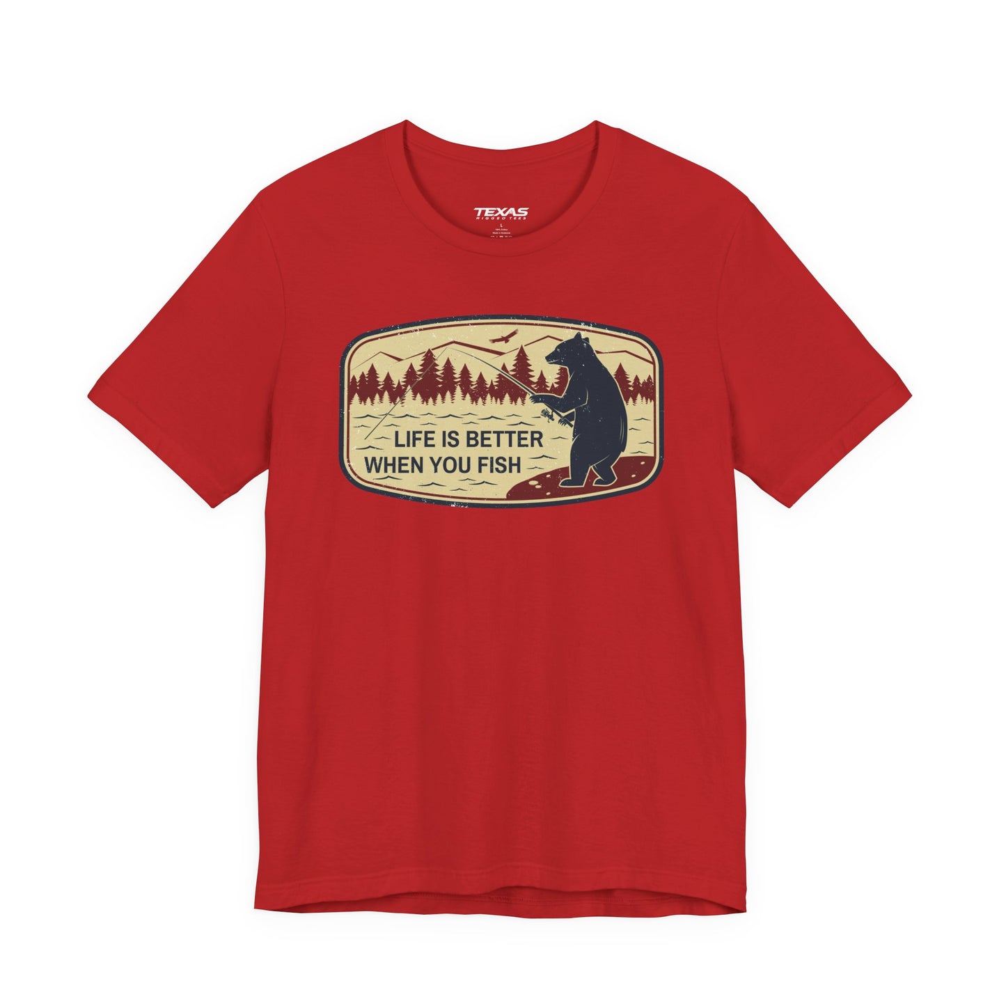 Life Is Better When You Fish — Unisex Cotton Tee