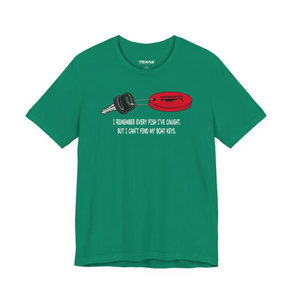 I Remember Every Fish I’ve Caught — Unisex Cotton Tee