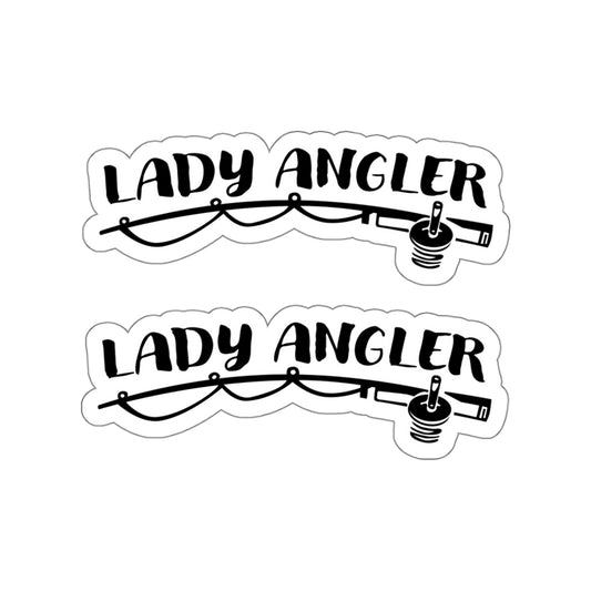 Lady Angler — Vinyl Decal