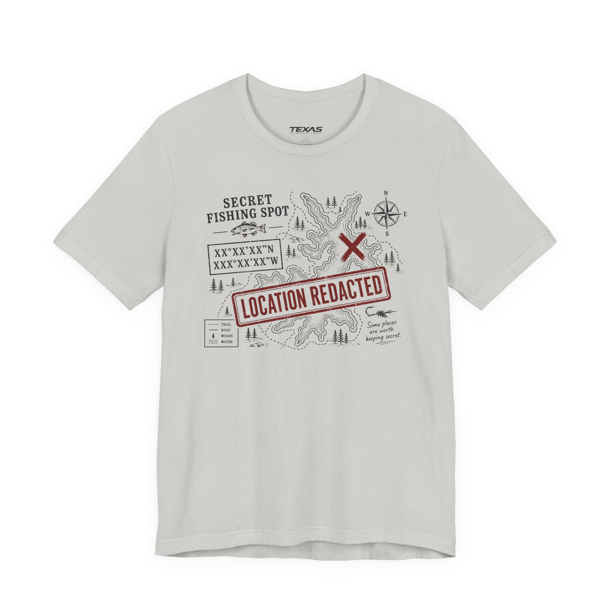 Secret Fishing Spot — Unisex Cotton Tee