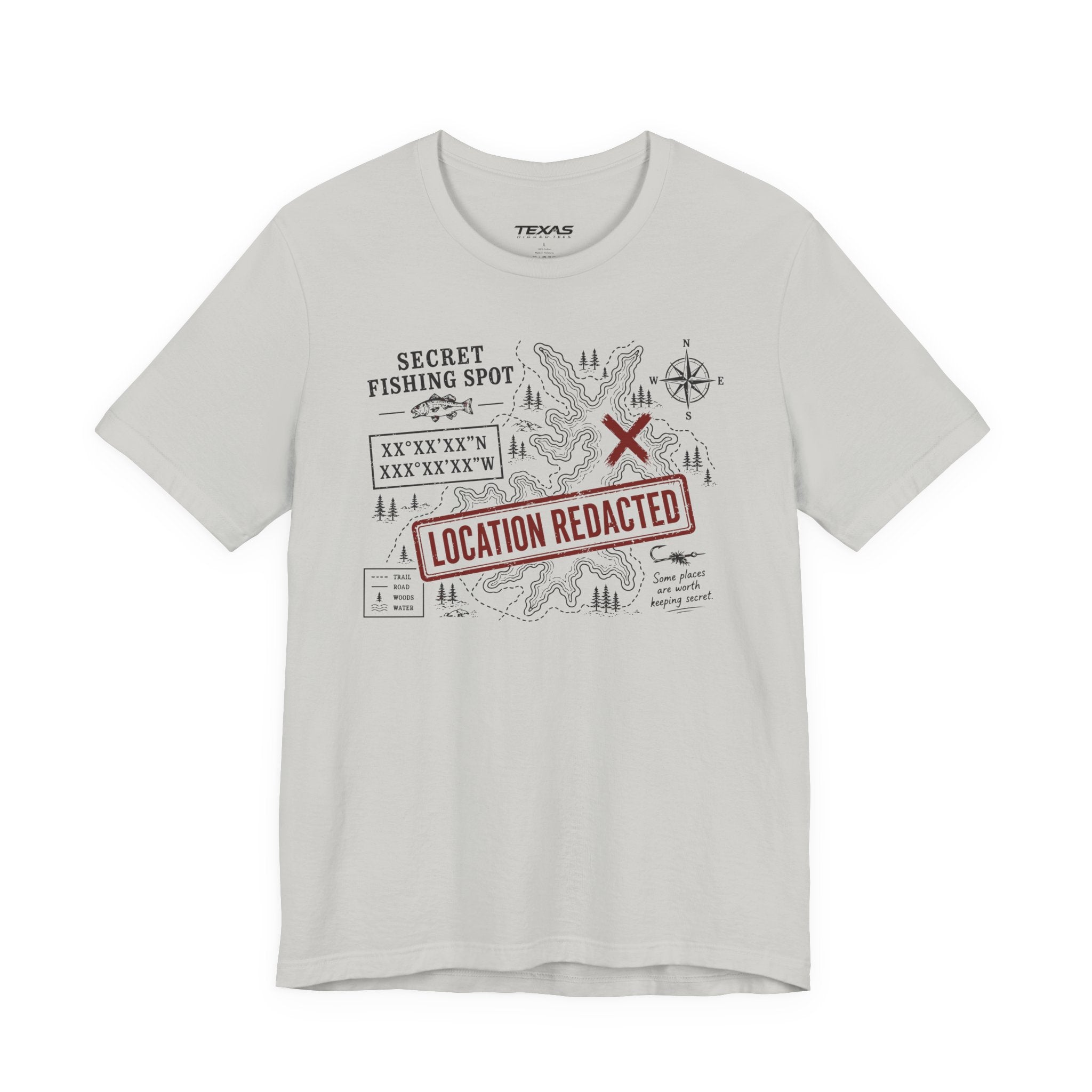 Secret Fishing Spot — Unisex Cotton Tee