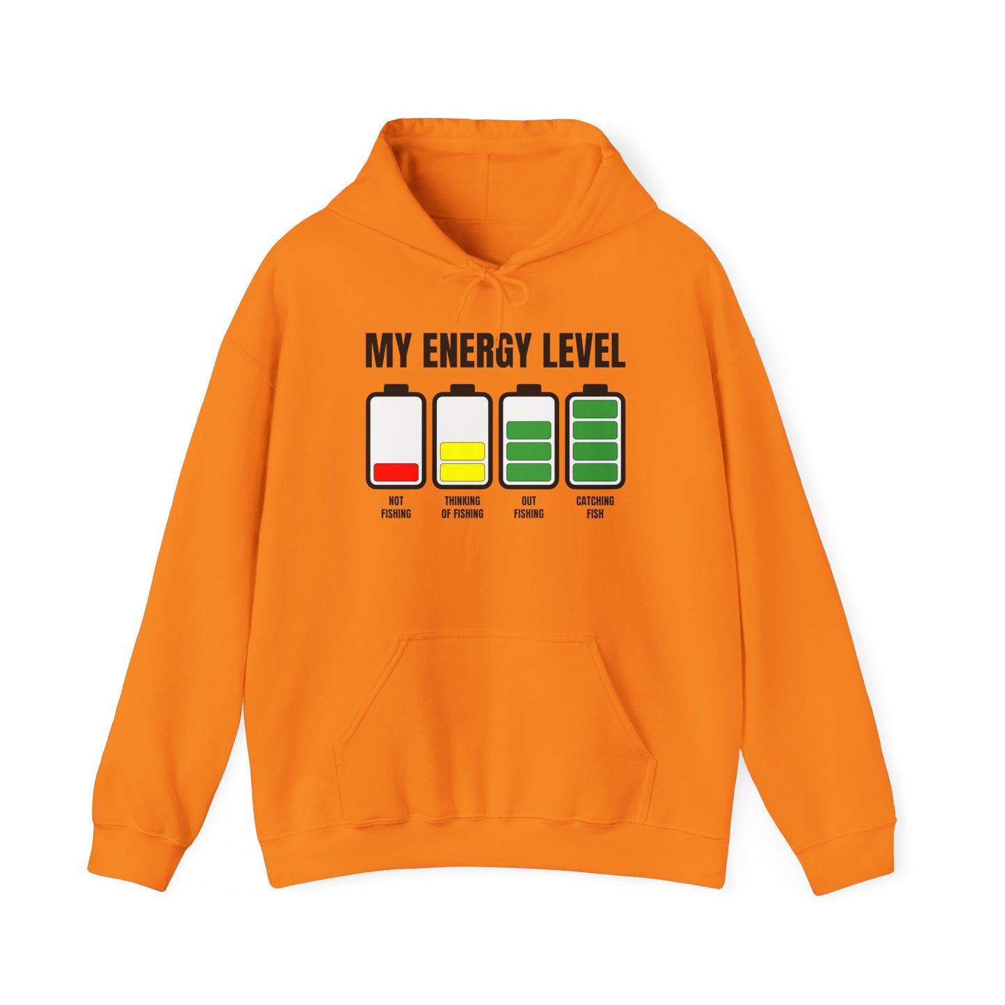 My Energy Level — Unisex Hooded Sweatshirt