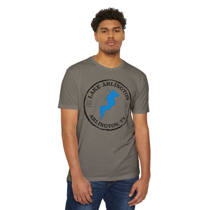 Lake Arlington — Unisex Cotton-Poly Blend T-Shirt