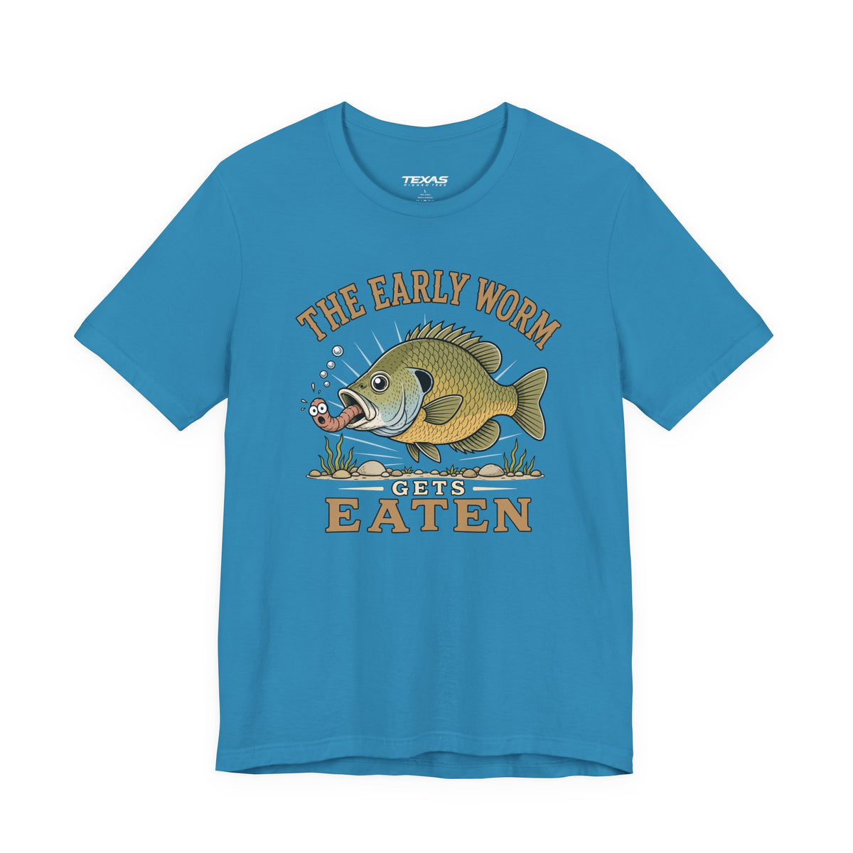 The Early Worm Gets Eaten — Unisex Cotton Tee