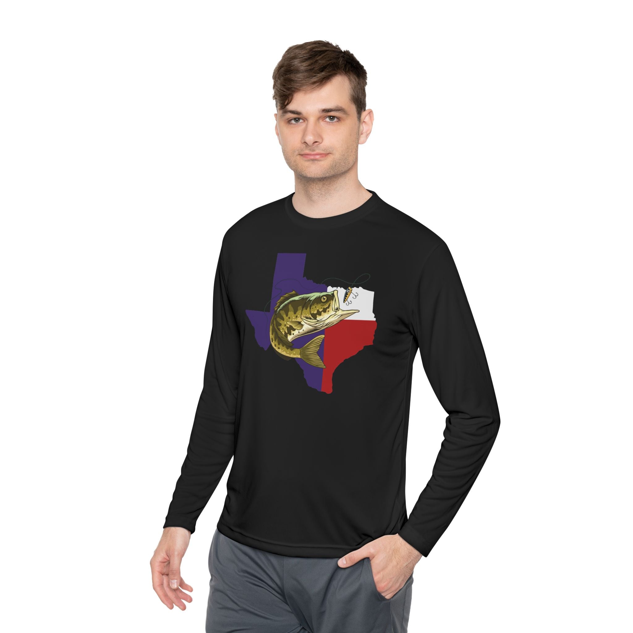 Texas Bass Fishing — Unisex Long Sleeve T-Shirt
