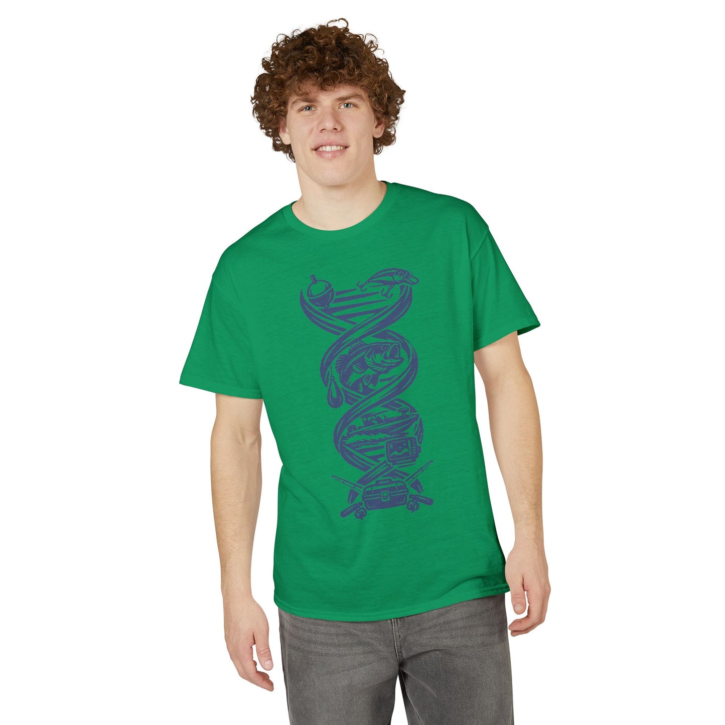 Fishing, It’s in My DNA — Unisex DryBlend® T-Shirt