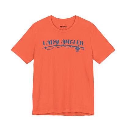 Lady Angler — Unisex Cotton Tee