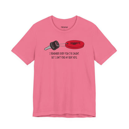 I Remember Every Fish I’ve Caught — Unisex Cotton Tee