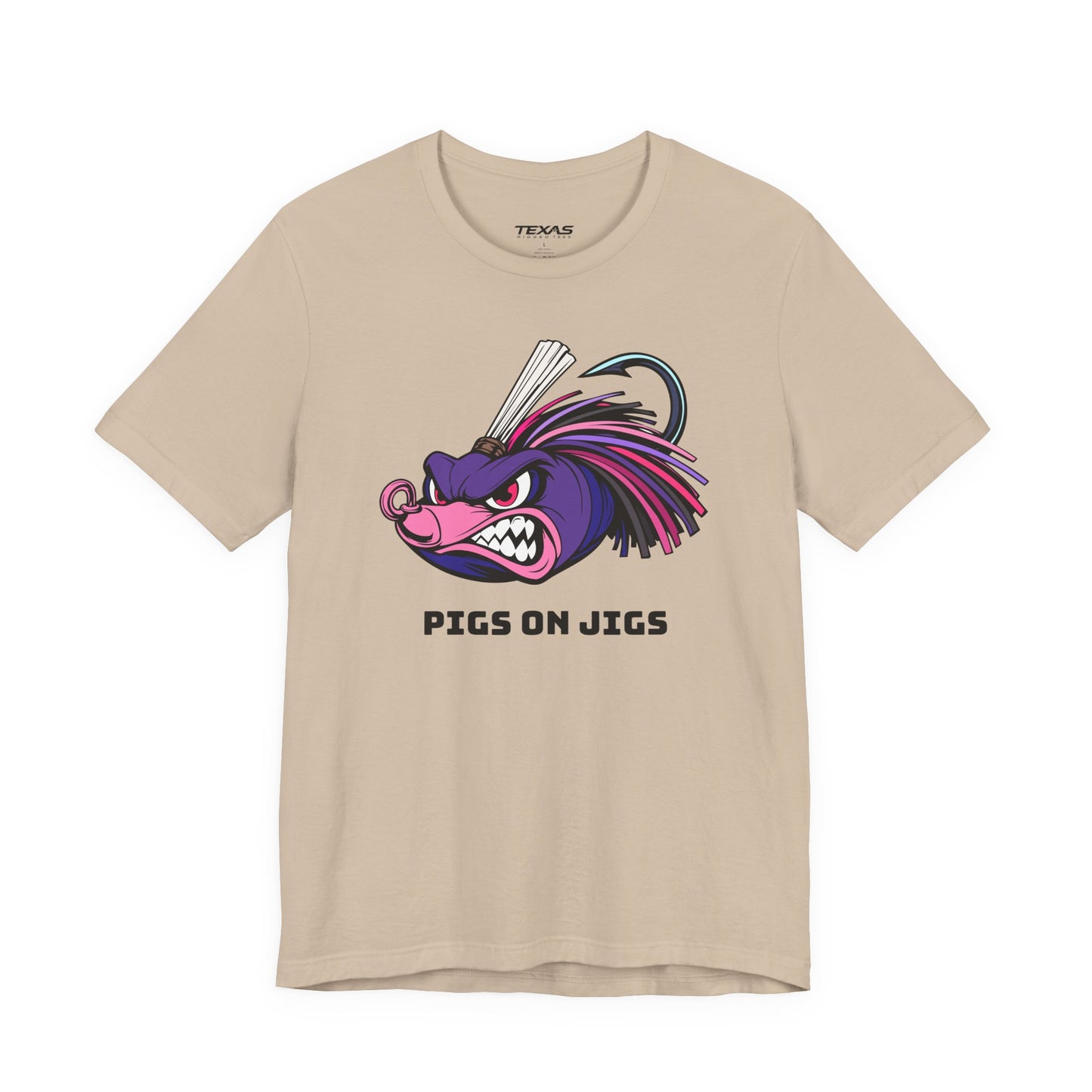 Pigs on Jigs — Unisex Cotton Tee
