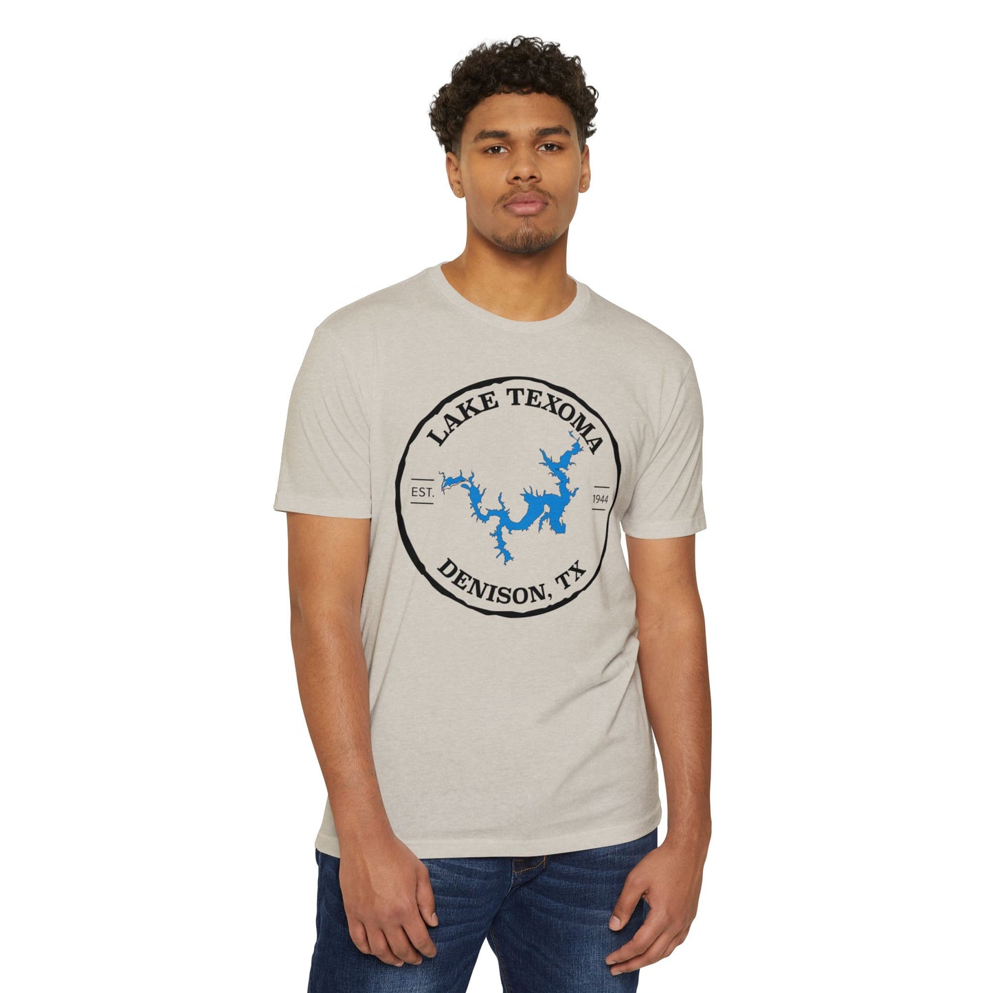 Lake Texoma — Unisex Cotton-Poly Blend T-Shirt