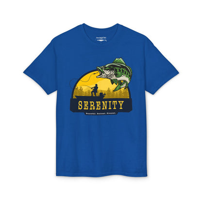 Serenity: Peaceful. Patient. Present. — Unisex DryBlend® T-Shirt