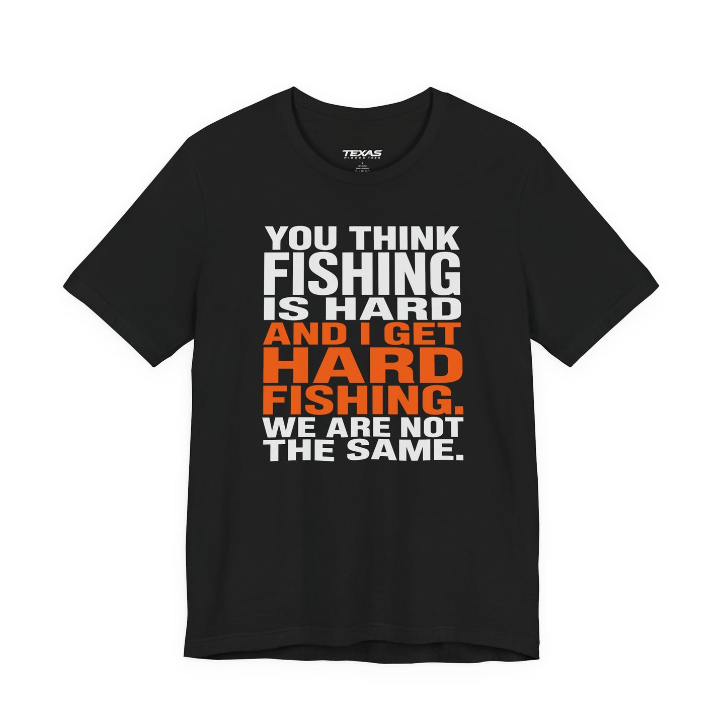 Hard Fishing — Unisex Cotton Tee