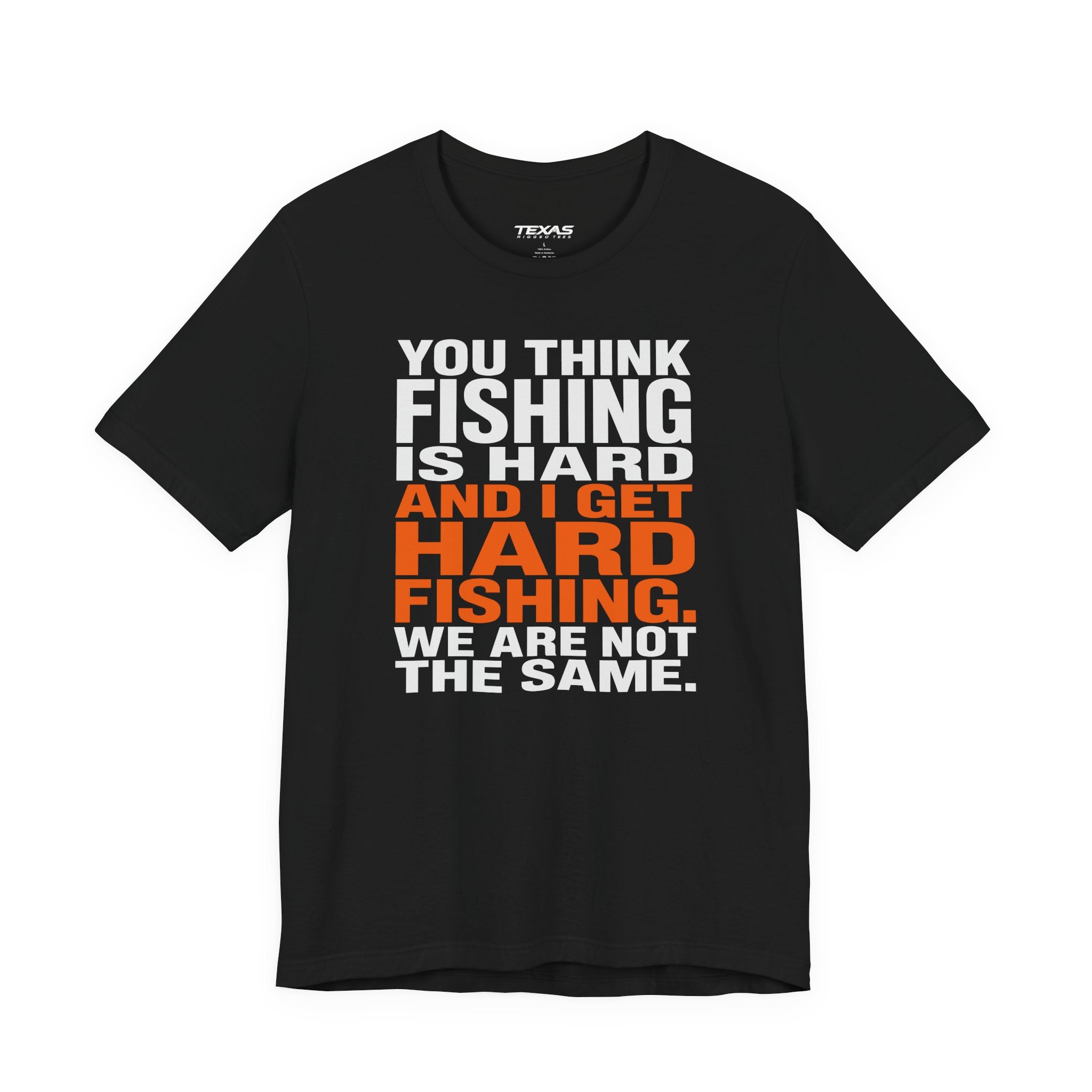 Hard Fishing — Unisex Cotton Tee