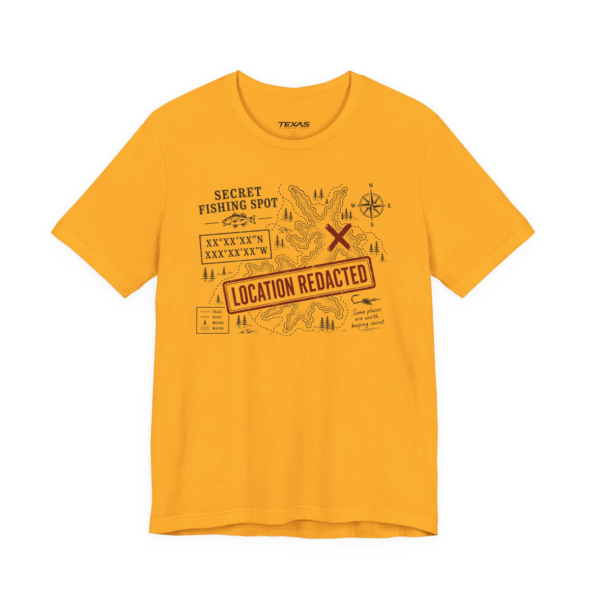 Secret Fishing Spot — Unisex Cotton Tee