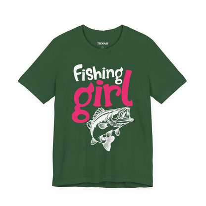 I Know I Fish Like a Girl, Try to Keep Up — Unisex Cotton Tee