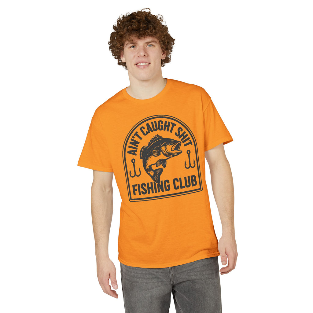 Ain’t Caught Shit Fishing Club — Unisex DryBlend® T-Shirt