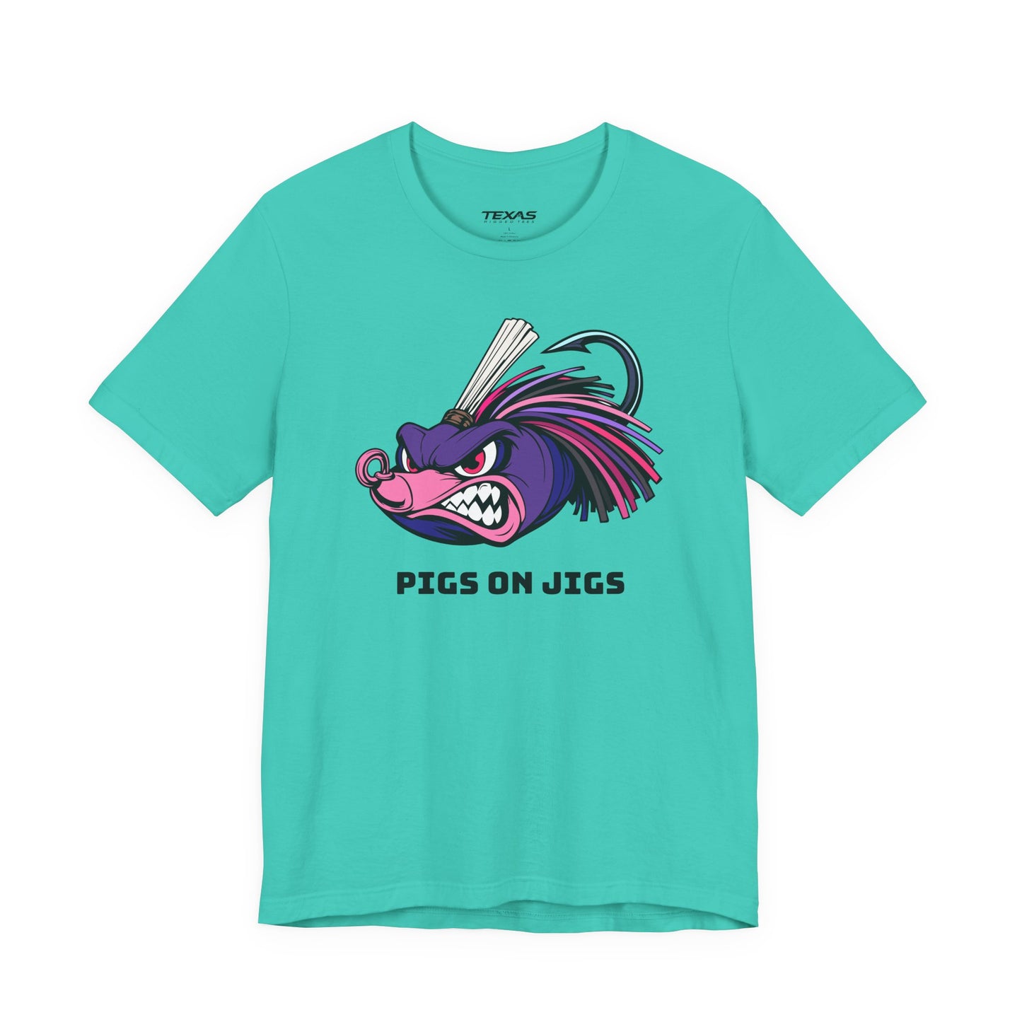 Pigs on Jigs — Unisex Cotton Tee