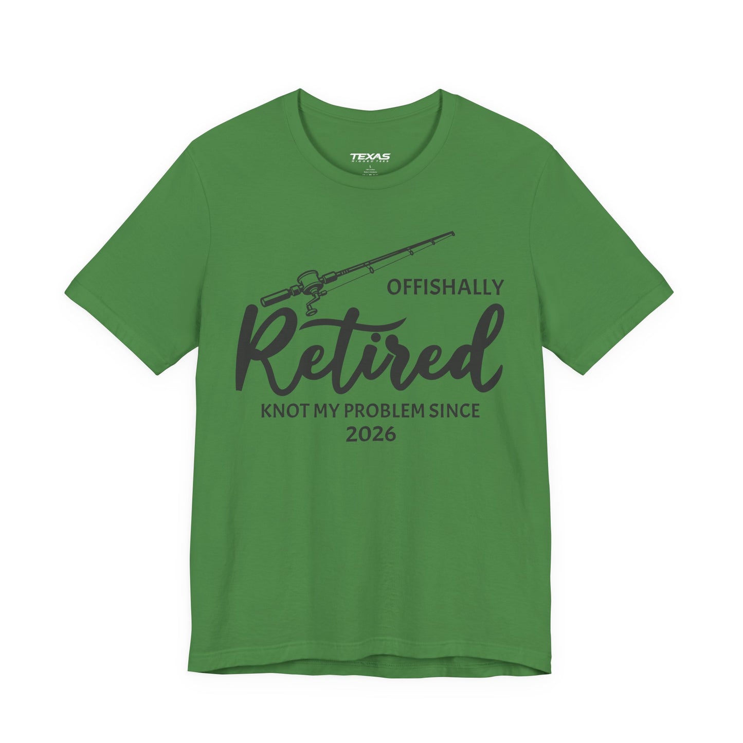 Offishally Retired — Unisex Cotton Tee (Customizable)