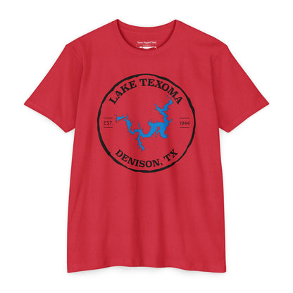 Lake Texoma — Unisex Cotton-Poly Blend T-Shirt