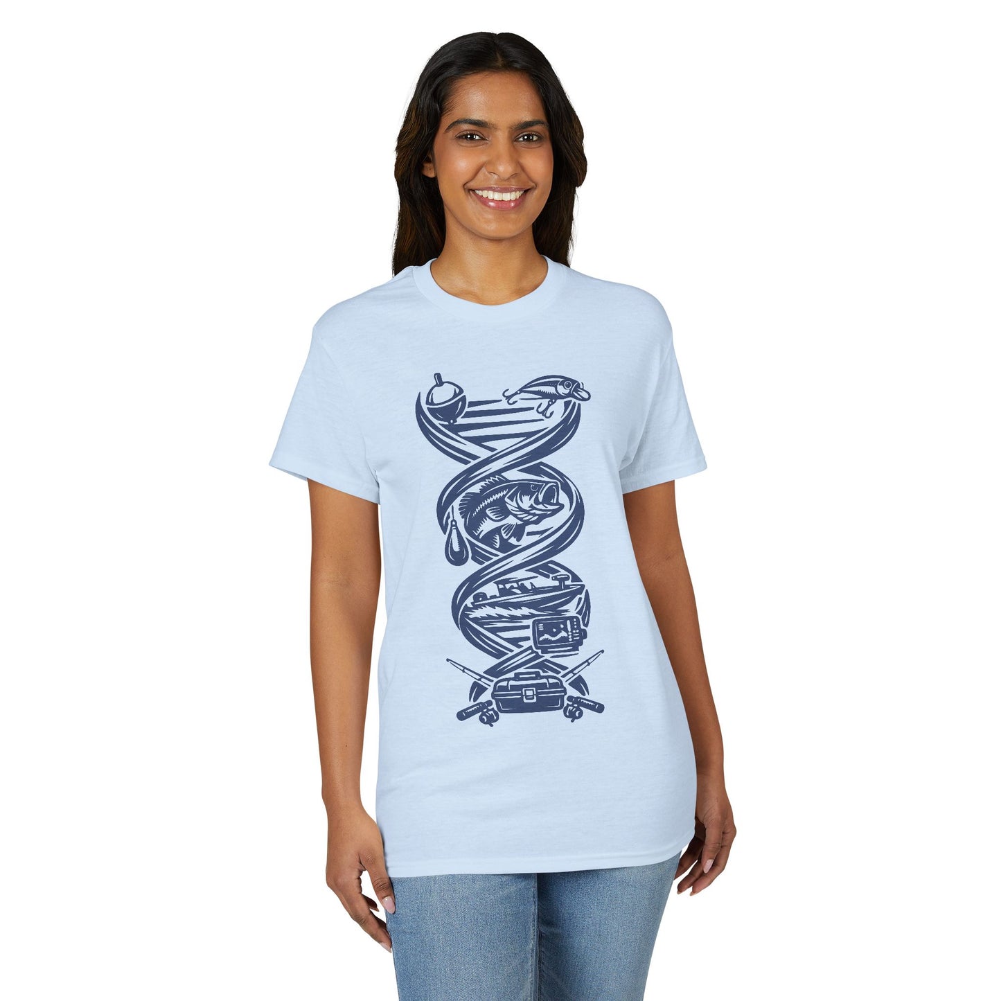 Fishing, It’s in My DNA — Unisex DryBlend® T-Shirt