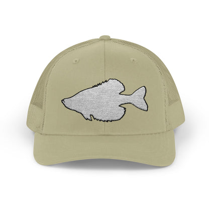 Crappie Silhouette — Embroidered Baseball Cap