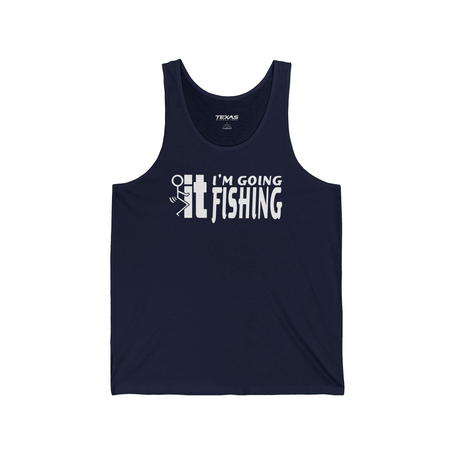 F-It, I’m Going Fishing — Unisex Cotton Tank
