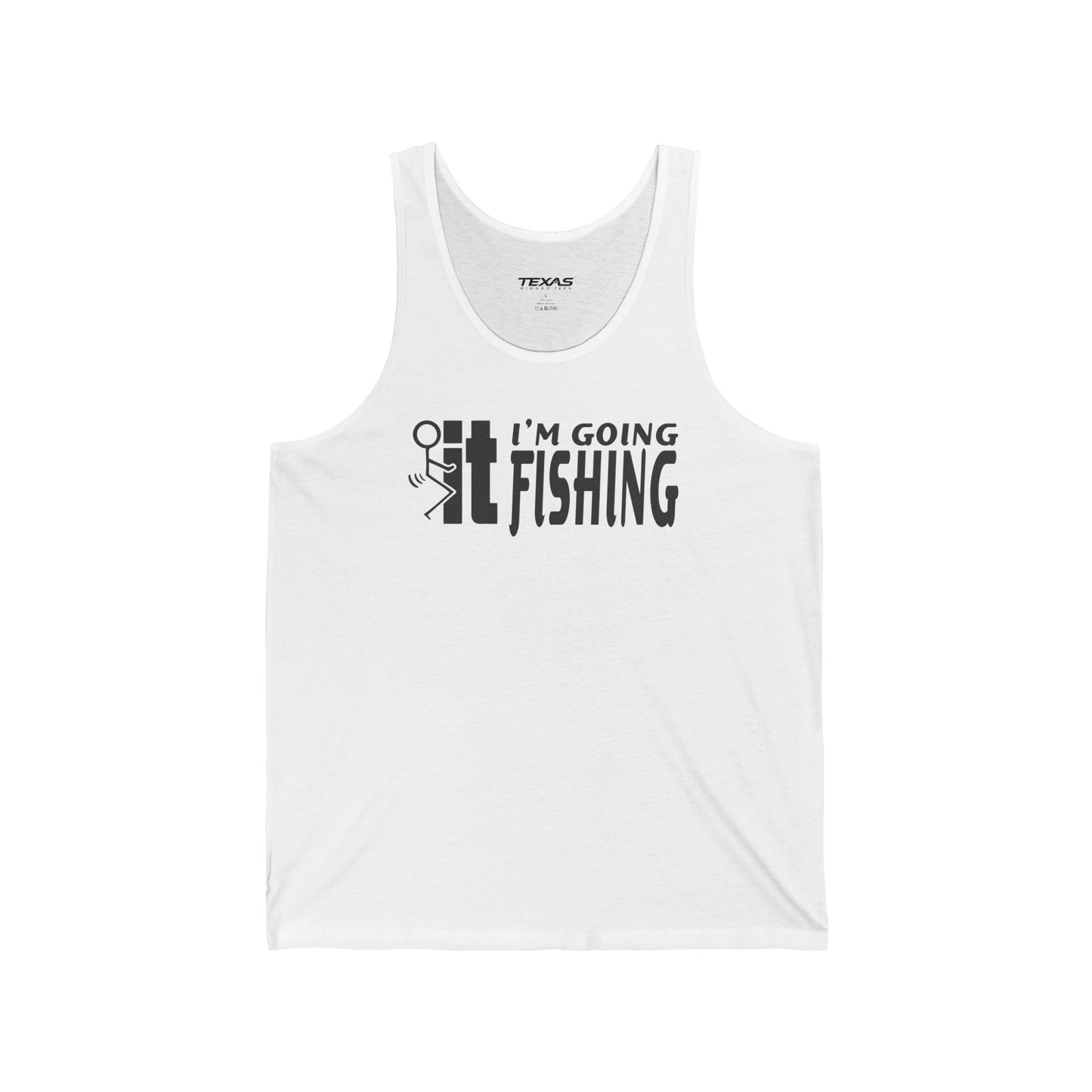 F-It, I’m Going Fishing — Unisex Cotton Tank