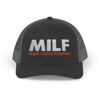 Man I Love Fishing — Embroidered Baseball Cap