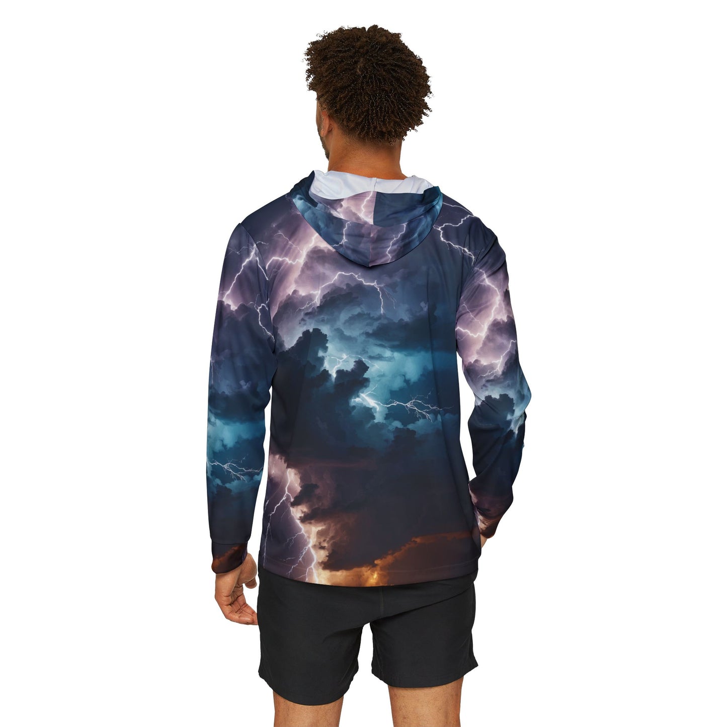 Lightning — Unisex Fishing Pullover Hoodie (SPF 50+)