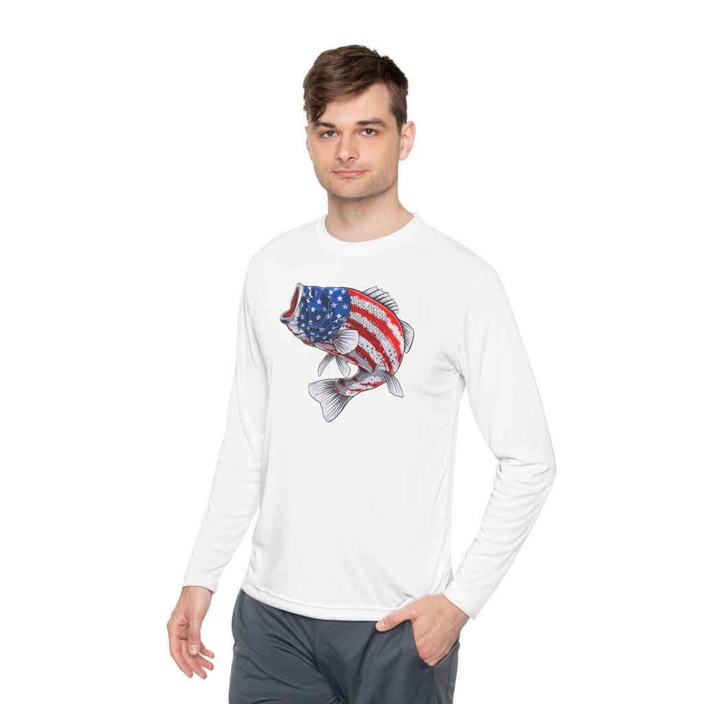 Patriotic Bass — Unisex Long Sleeve T-Shirt