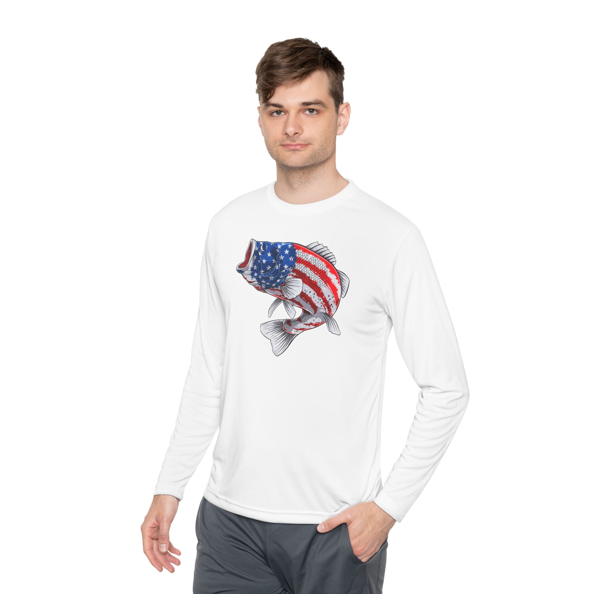 Patriotic Bass — Unisex Long Sleeve T-Shirt