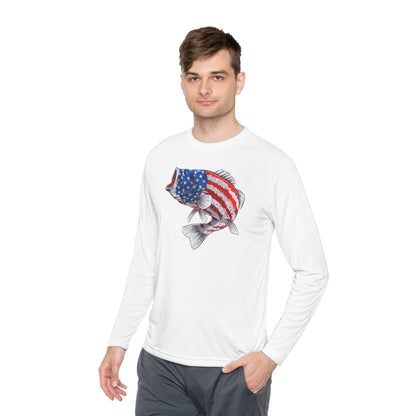 Patriotic Bass — Unisex Long Sleeve T-Shirt