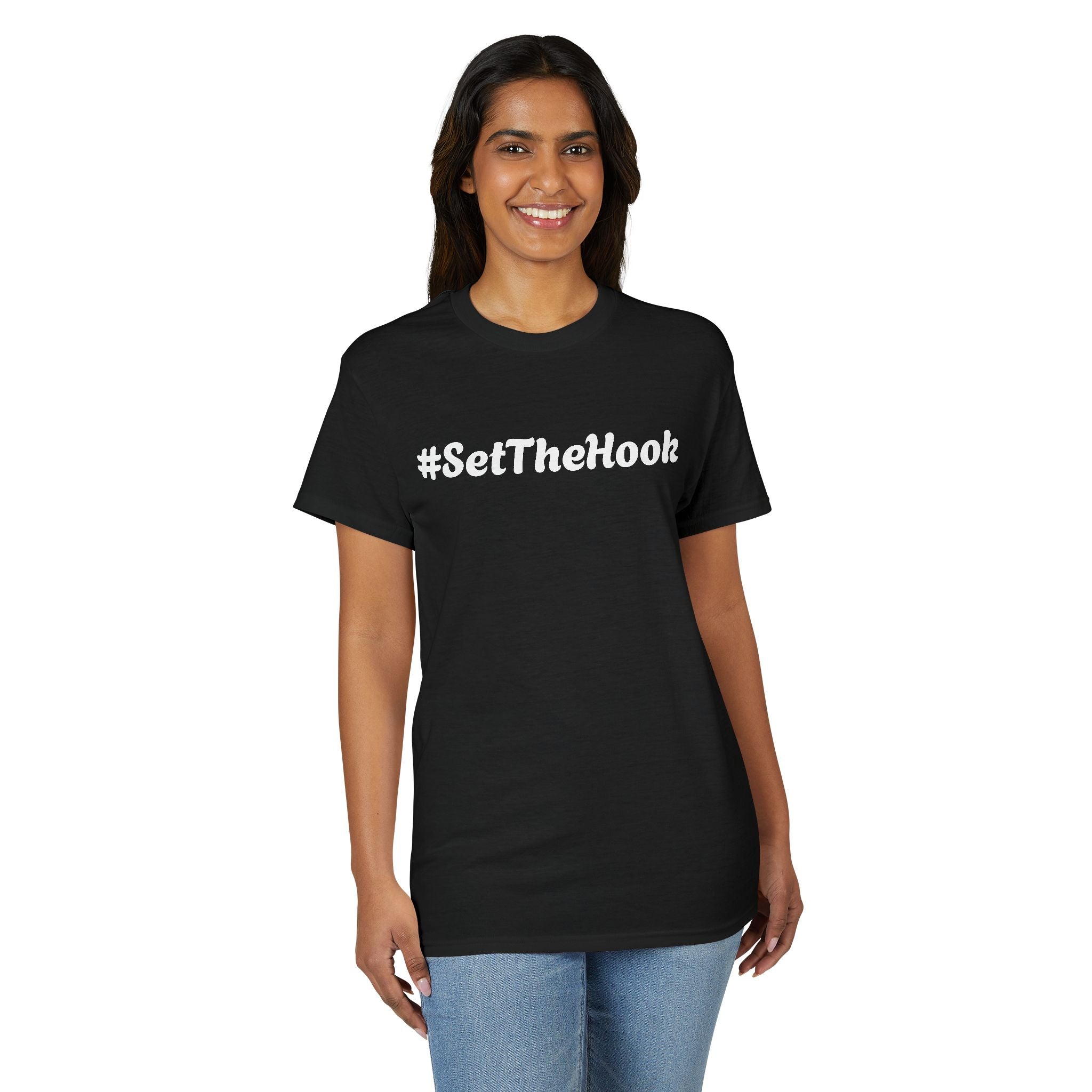 #SetTheHook — Unisex DryBlend® T-Shirt