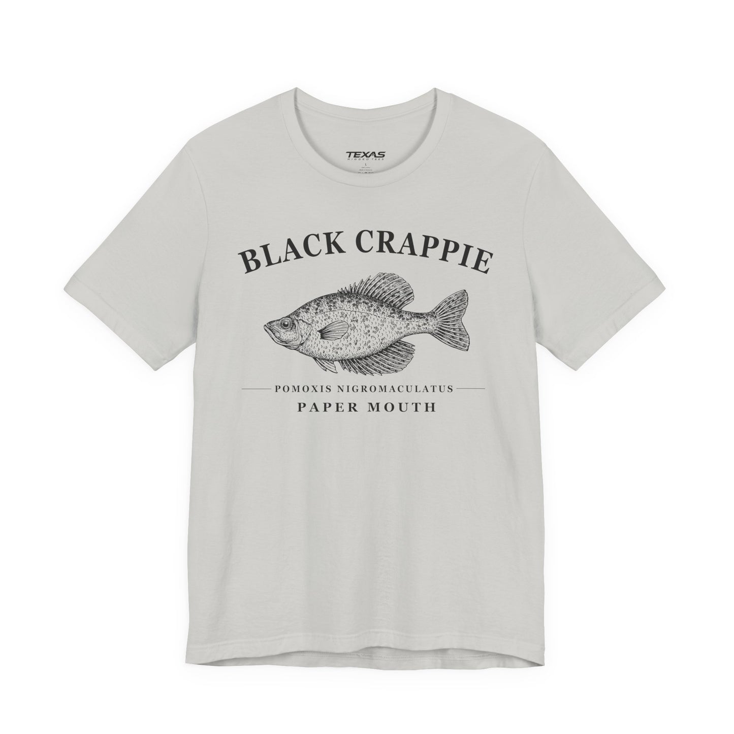 Black Crappie — Unisex Cotton Tee
