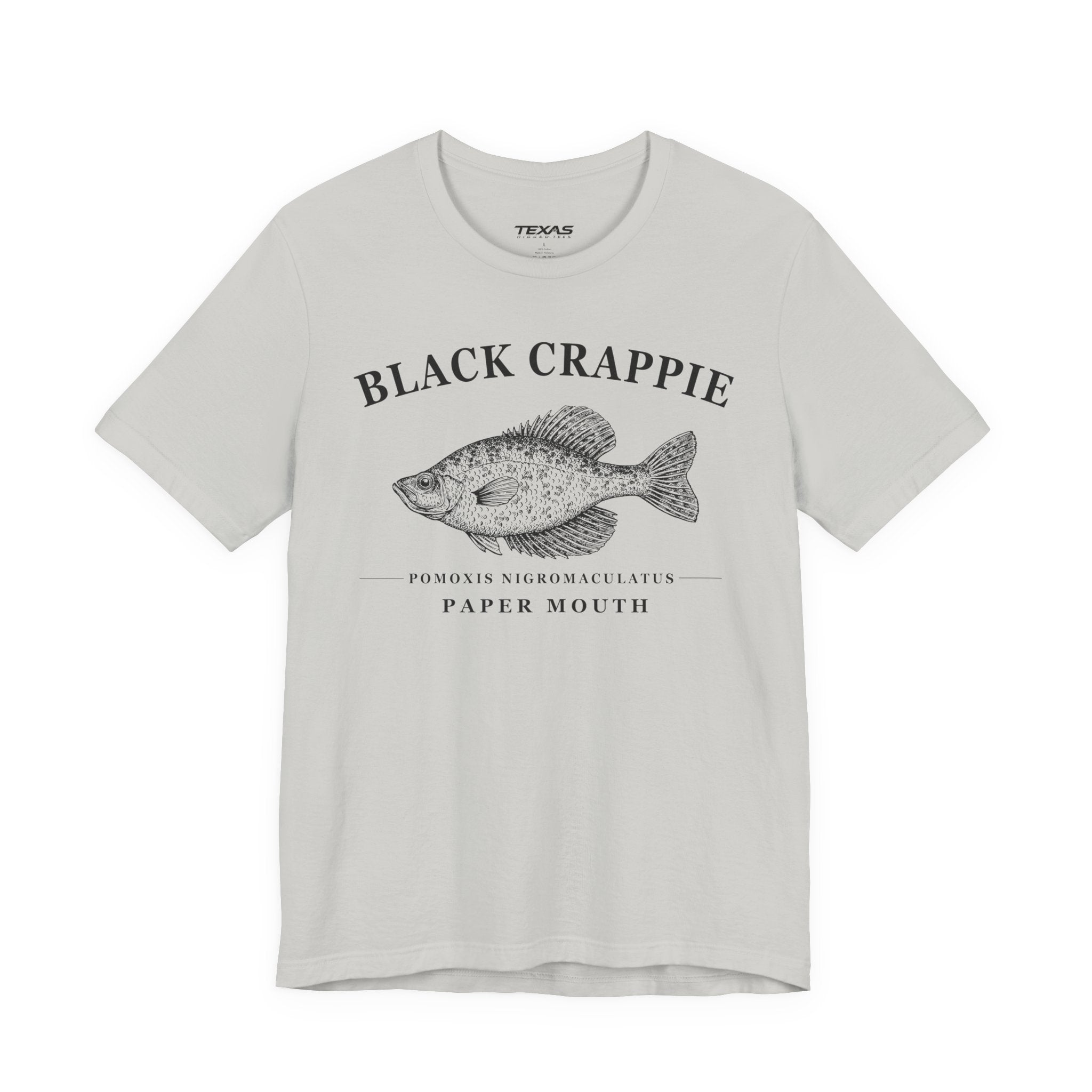 Black Crappie — Unisex Cotton Tee