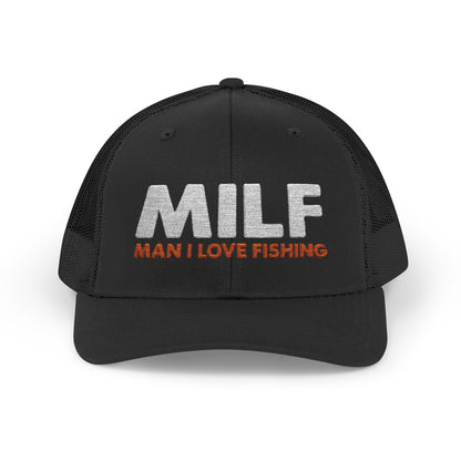 Man I Love Fishing — Embroidered Baseball Cap