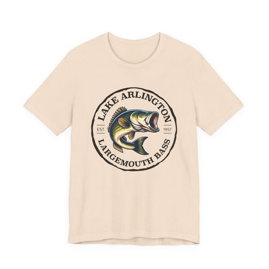 Lake Arlington Largemouth Bass — Unisex Cotton Tee