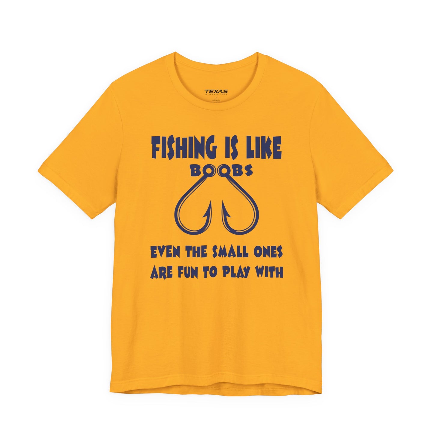 Fishing Is Like Boobs — Unisex Cotton Tee