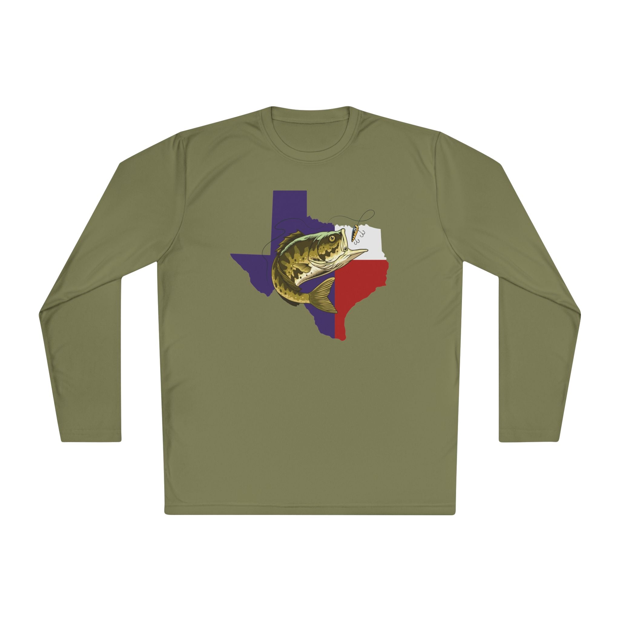 Texas Bass Fishing — Unisex Long Sleeve T-Shirt