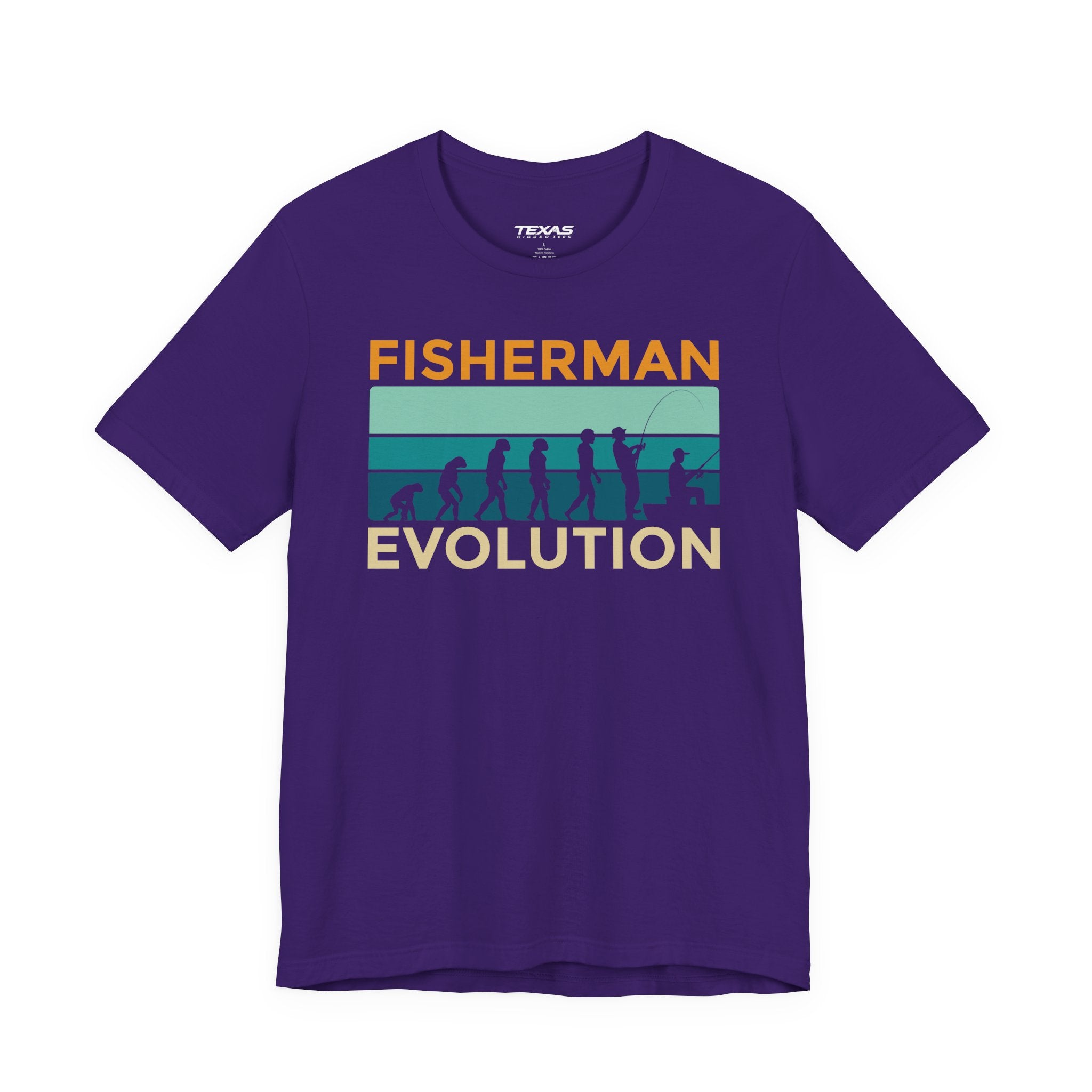 Fisherman Evolution — Unisex Cotton Tee