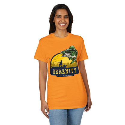 Serenity: Peaceful. Patient. Present. — Unisex DryBlend® T-Shirt