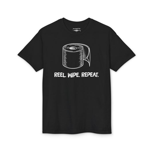 Reel. Wipe. Repeat. — Unisex DryBlend® T-Shirt
