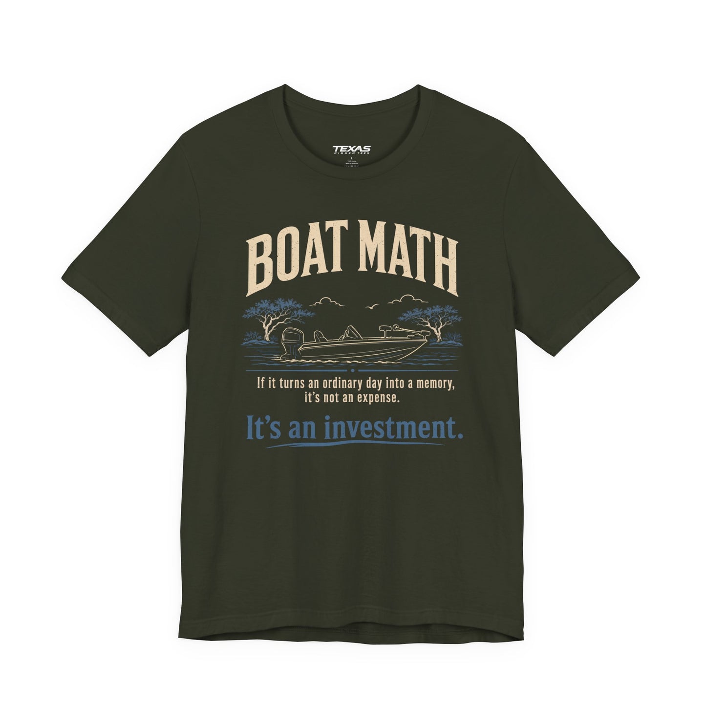 Boat Math — Unisex Cotton Tee