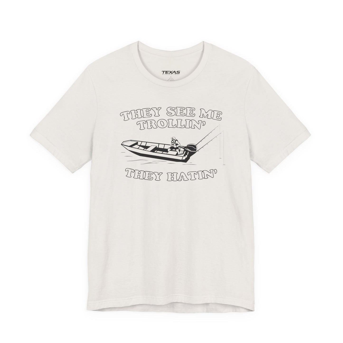 They See Me Trollin’, They Hatin’ — Unisex Cotton Tee