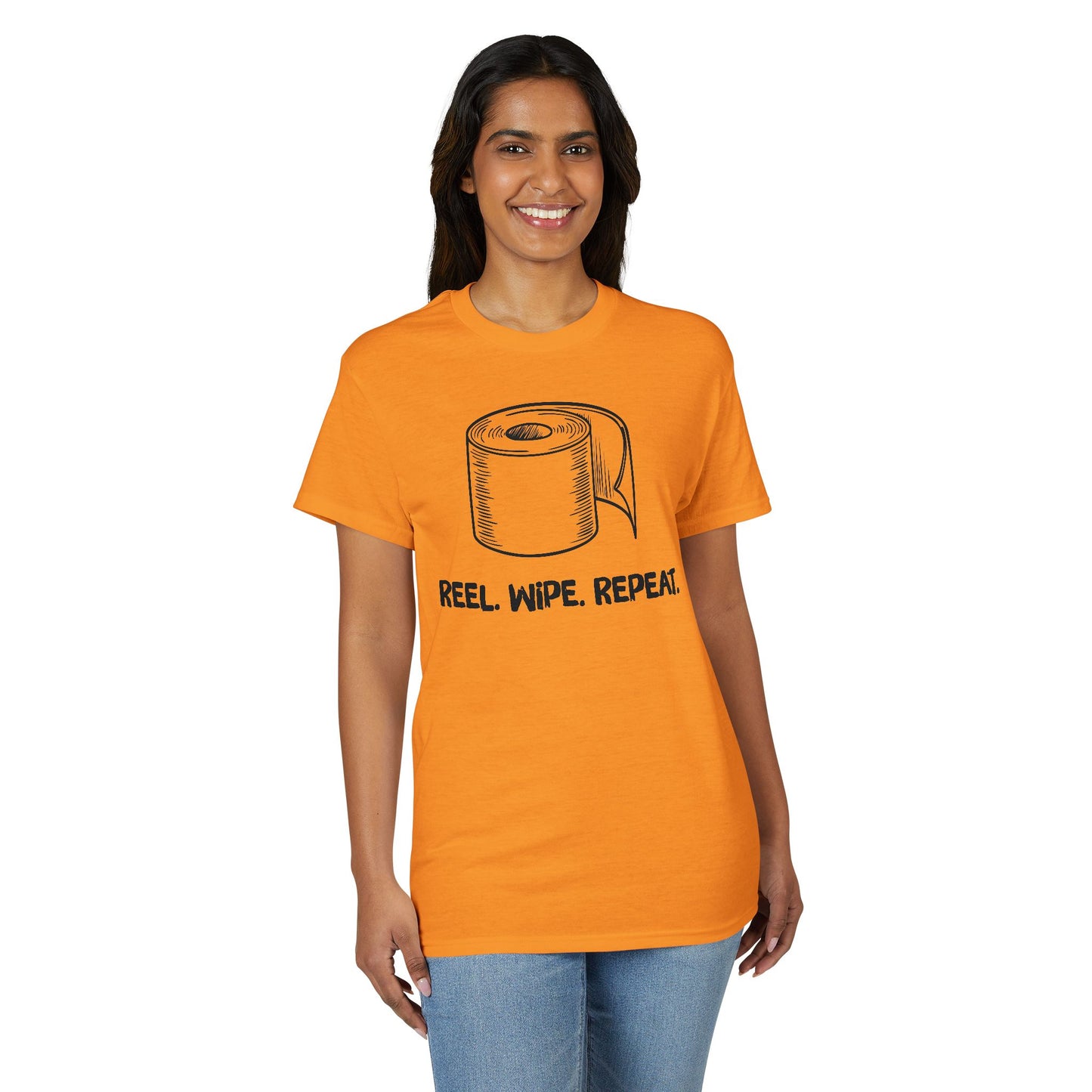 Reel. Wipe. Repeat. — Unisex DryBlend® T-Shirt