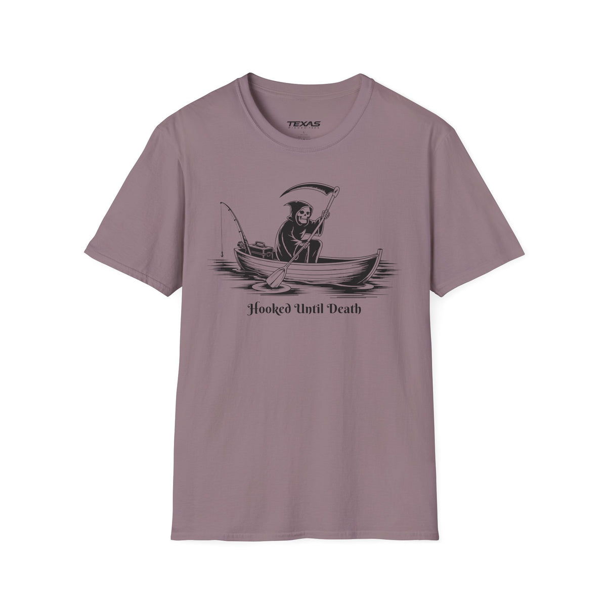 Hooked Until Death — Unisex Cotton Tee